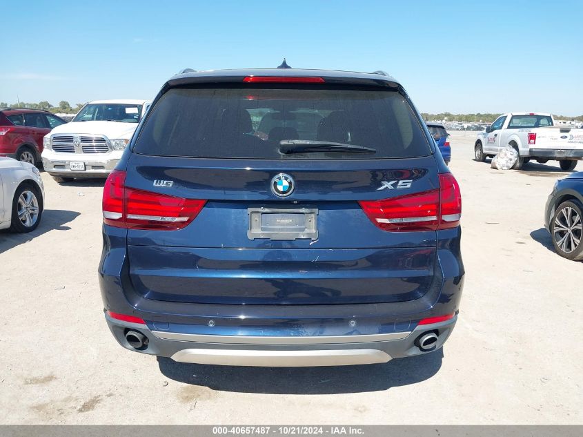 2015 BMW X5 xDrive35I VIN: 5UXKR0C53F0K59160 Lot: 40657487