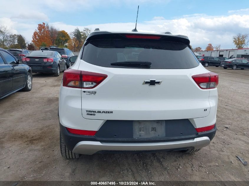 2022 Chevrolet Trailblazer Awd Lt VIN: KL79MRSL3NB095931 Lot: 40657495