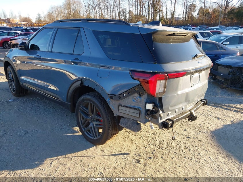 Vin: 1fmuk8kh2sga48666, lot: 41146777, ford explorer st-line 20253