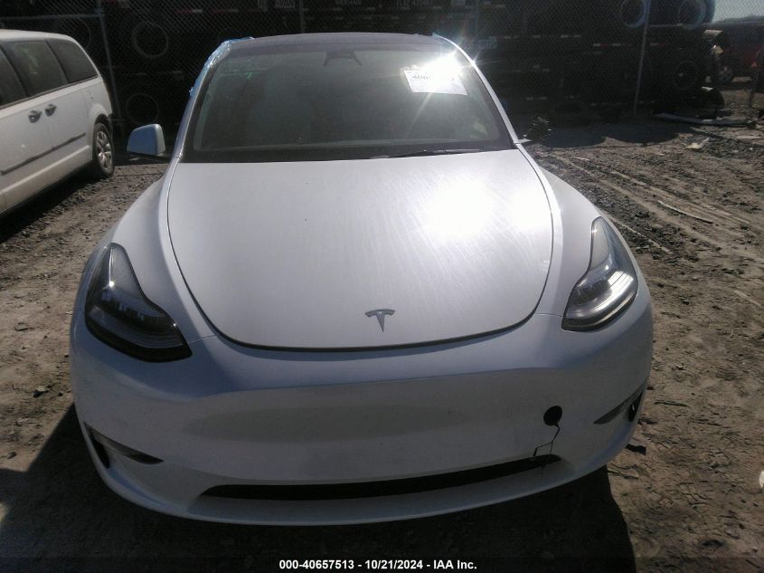 2023 Tesla Model Y Awd/Long Range Dual Motor All-Wheel Drive VIN: 7SAYGDEE8PA101924 Lot: 40657513