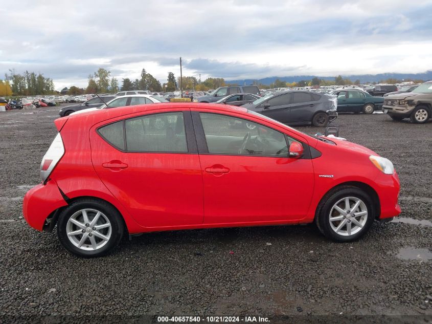 VIN JTDKDTB3XE1566562 2014 TOYOTA PRIUS C no.14