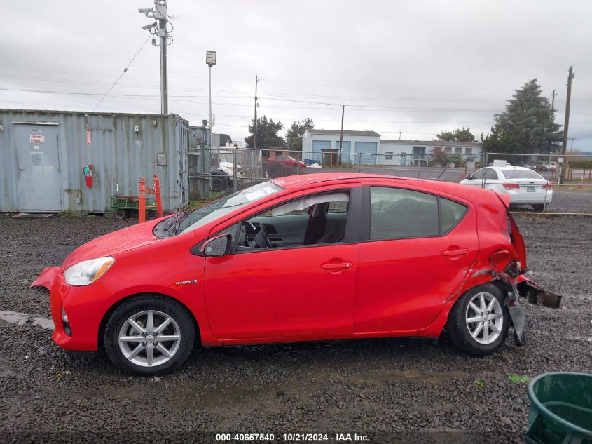 VIN JTDKDTB3XE1566562 2014 TOYOTA PRIUS C no.15