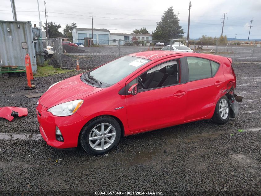 VIN JTDKDTB3XE1566562 2014 TOYOTA PRIUS C no.2