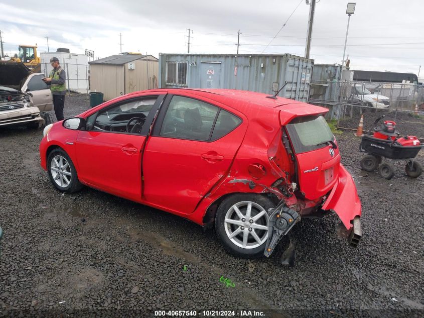 VIN JTDKDTB3XE1566562 2014 TOYOTA PRIUS C no.3