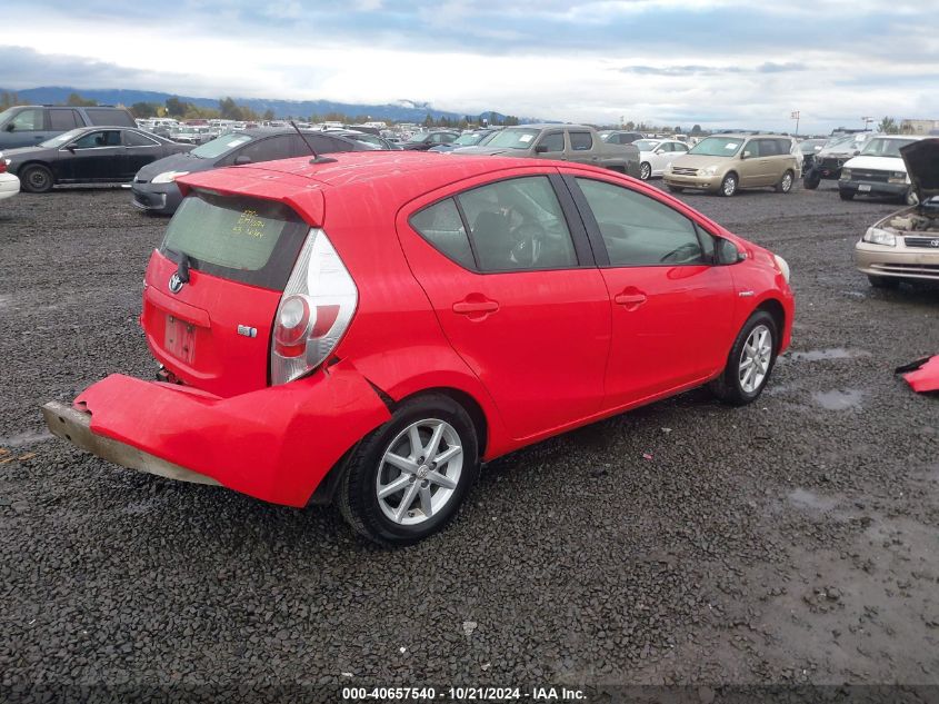 VIN JTDKDTB3XE1566562 2014 TOYOTA PRIUS C no.4