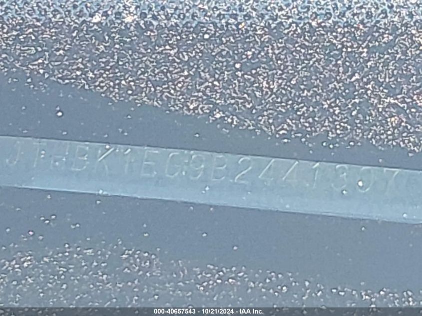 2011 Lexus Es 350 VIN: JTHBK1EG9B2441307 Lot: 40657543