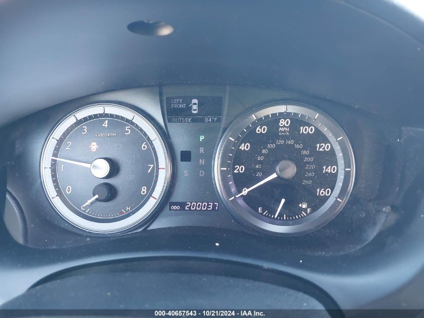 2011 Lexus Es 350 VIN: JTHBK1EG9B2441307 Lot: 40657543