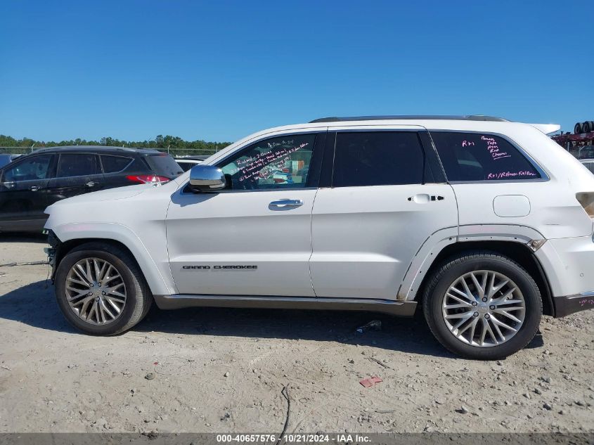 2017 Jeep Grand Cherokee Summit 4X4 VIN: 1C4RJFJT0HC723809 Lot: 40657576