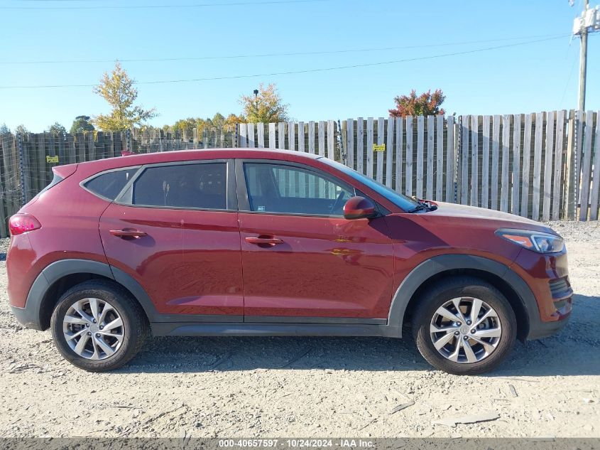 2019 Hyundai Tucson Se VIN: KM8J2CA42KU956492 Lot: 40657597