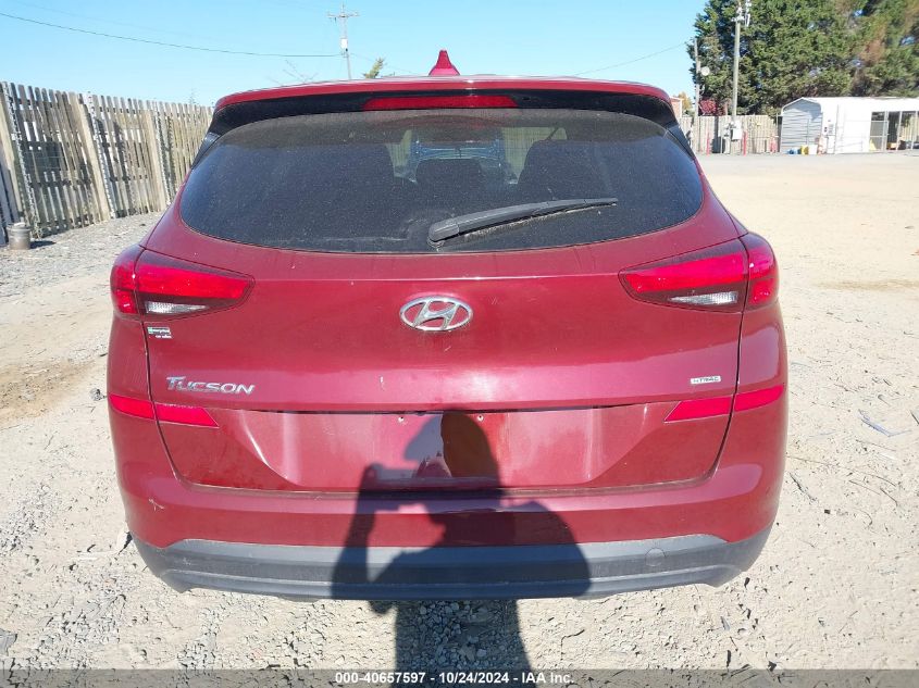 2019 Hyundai Tucson Se VIN: KM8J2CA42KU956492 Lot: 40657597