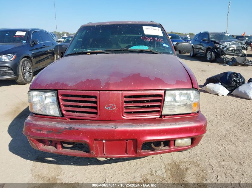 2000 Oldsmobile Bravada VIN: 1GHDT13W9Y2256825 Lot: 40657611