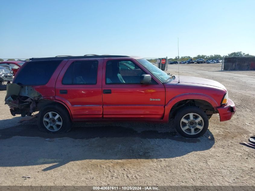 2000 Oldsmobile Bravada VIN: 1GHDT13W9Y2256825 Lot: 40657611