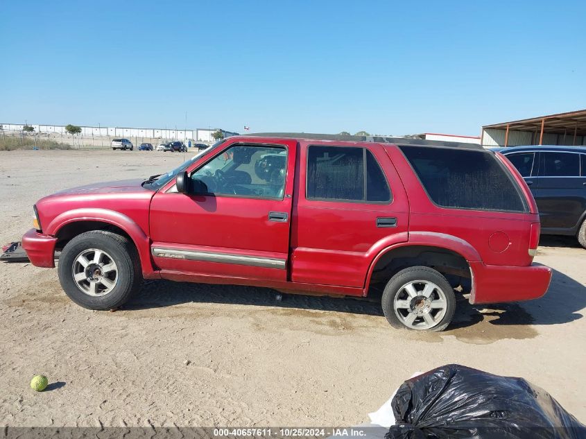 2000 Oldsmobile Bravada VIN: 1GHDT13W9Y2256825 Lot: 40657611