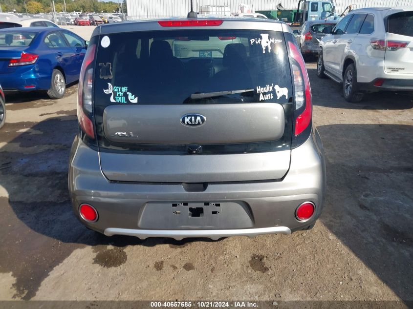 2018 Kia Soul + VIN: KNDJP3A56J7539159 Lot: 40657685