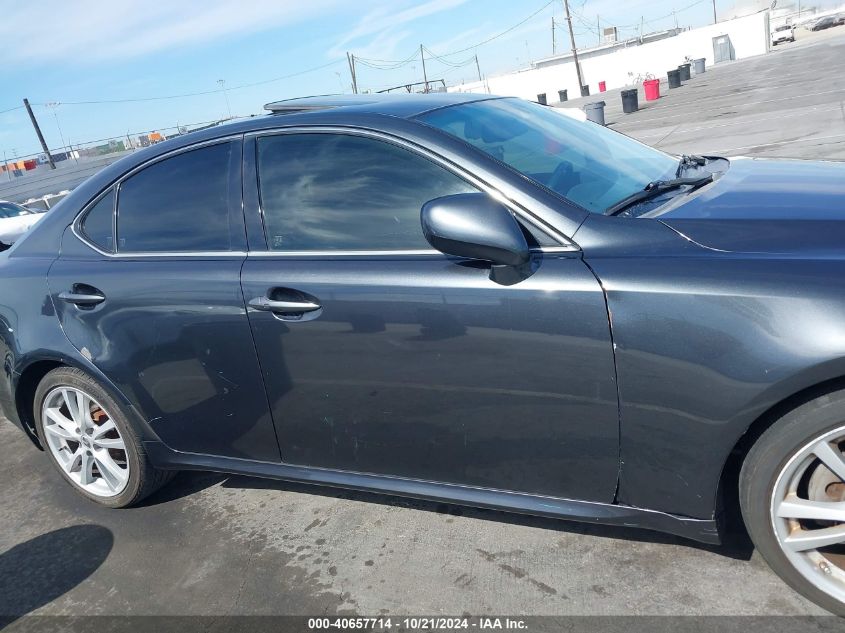 2007 Lexus Is 250 VIN: JTHBK262375028197 Lot: 40657714