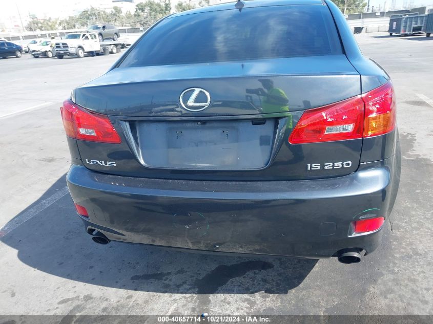 2007 Lexus Is 250 VIN: JTHBK262375028197 Lot: 40657714