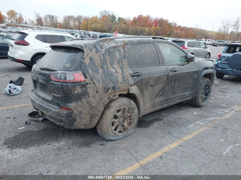 2019 Jeep Cherokee Trailhawk Elite 4X4 VIN: 1C4PJMBX1KD130880 Lot: 40657749