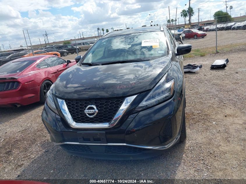 2020 Nissan Murano Sv VIN: 5N1AZ2BSXLN170180 Lot: 40657774