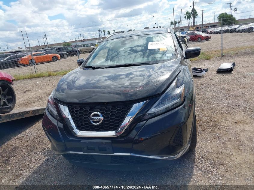 2020 Nissan Murano Sv VIN: 5N1AZ2BSXLN170180 Lot: 40657774