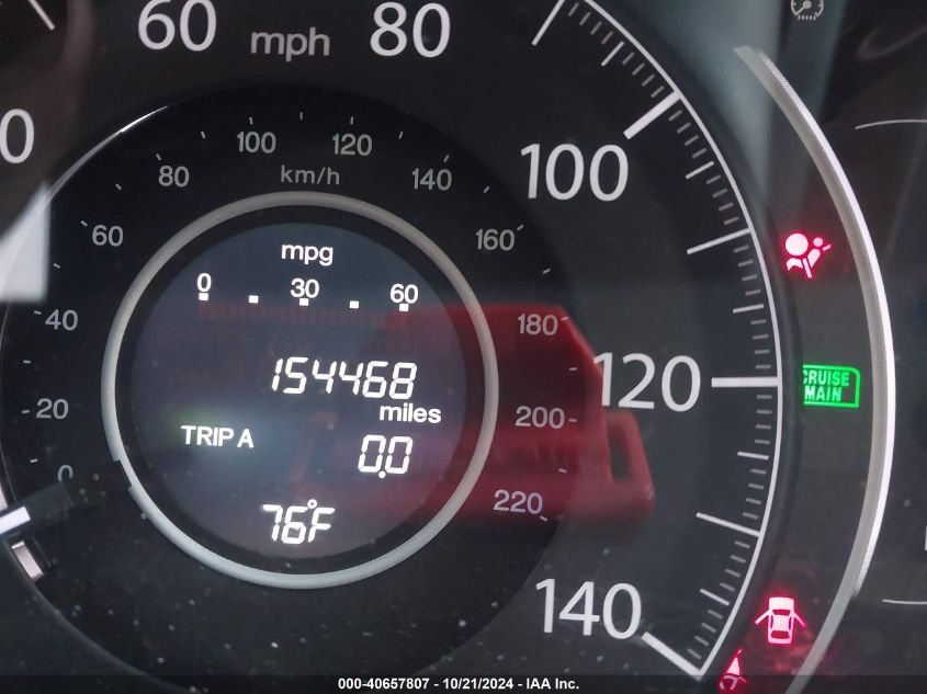 2012 Honda Cr-V Lx VIN: 2HKRM4H34CH601663 Lot: 40657807