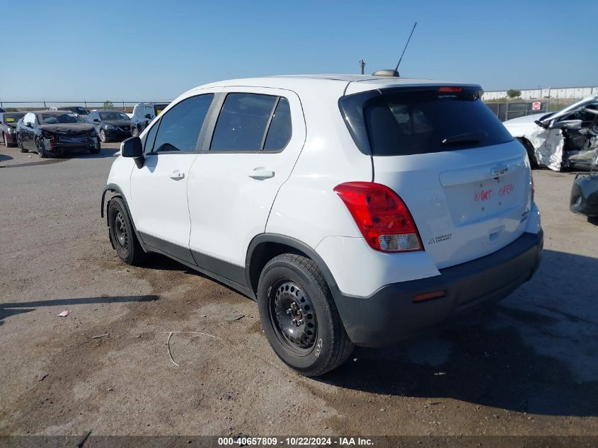 VIN 3GNCJKSB9FL215674 2015 CHEVROLET TRAX no.3