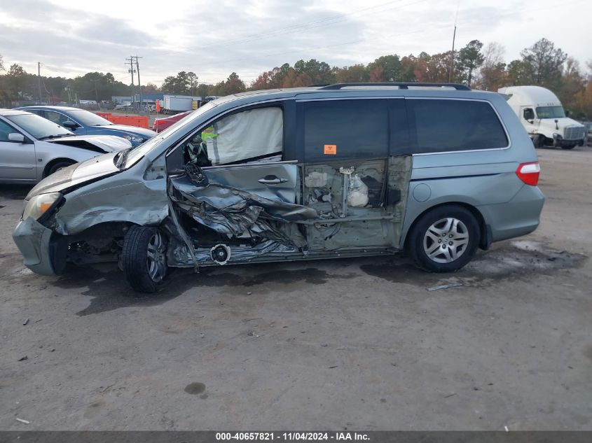 2007 Honda Odyssey Ex-L VIN: 5FNRL38797B093470 Lot: 40657821