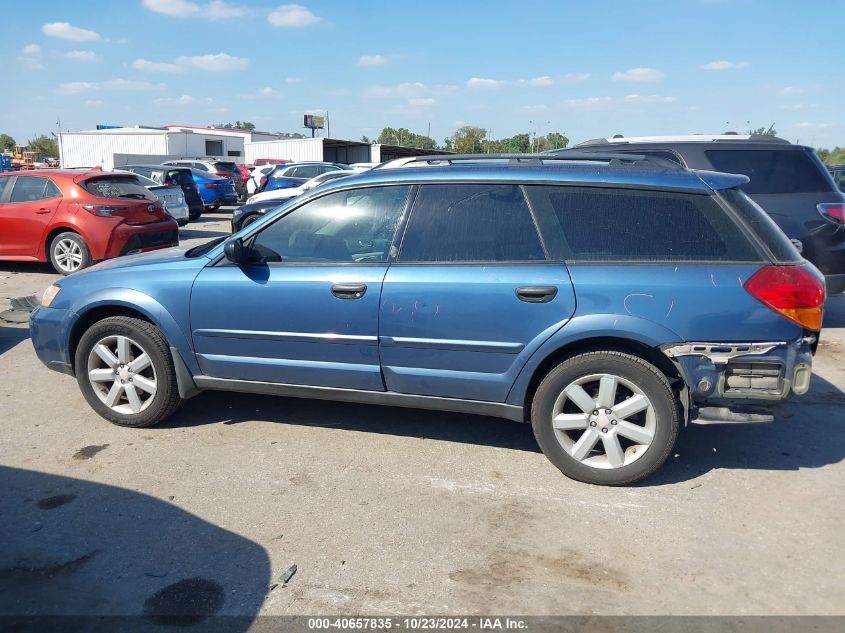 2007 Subaru Outback 2.5I VIN: 4S4BP61C376300893 Lot: 40657835