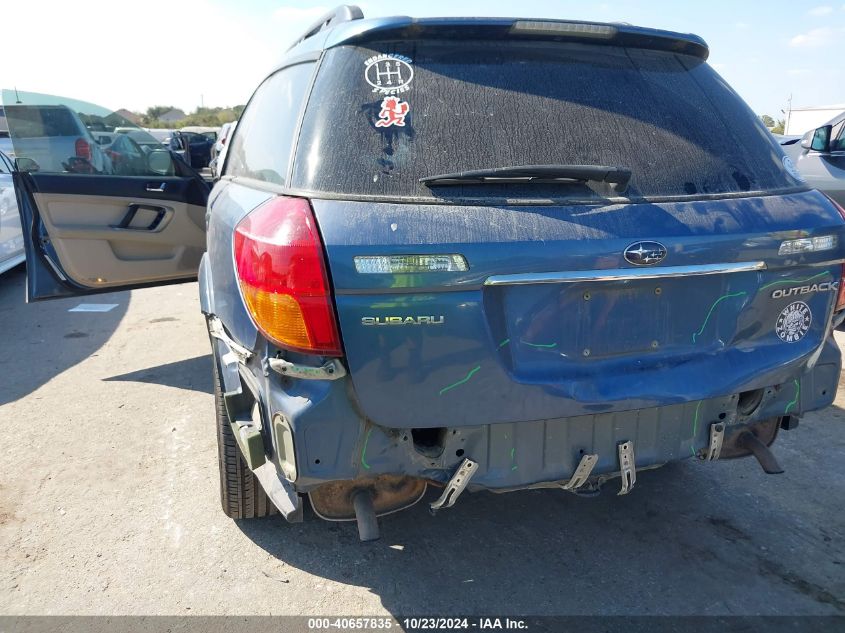 2007 Subaru Outback 2.5I VIN: 4S4BP61C376300893 Lot: 40657835