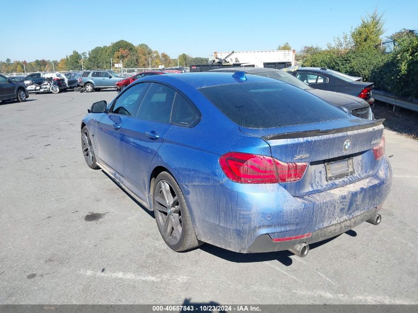 2018 BMW 440I Gran Coupe xDrive VIN: WBA4J7C54JBH15514 Lot: 40657843