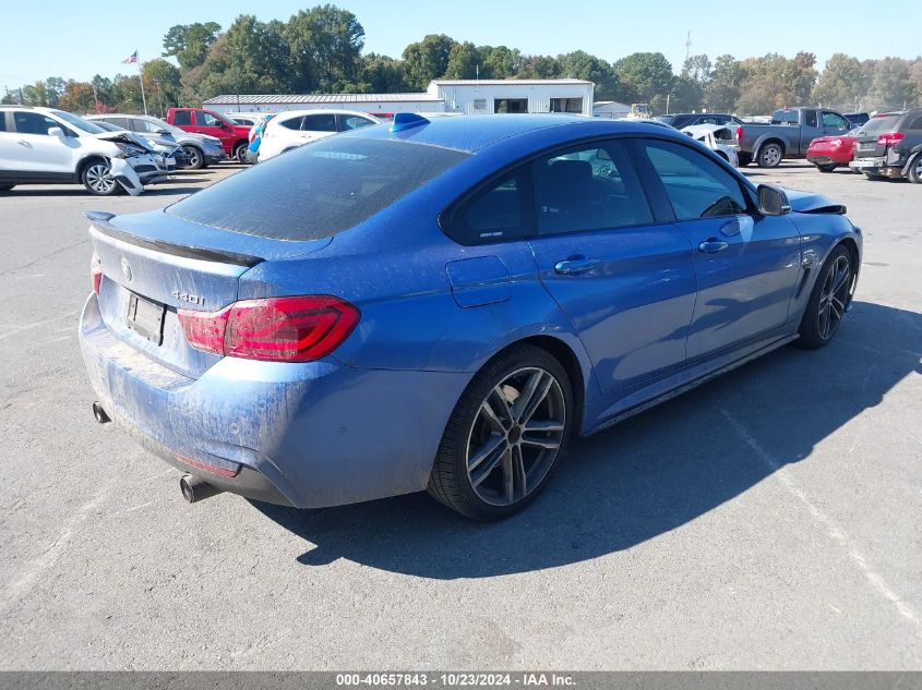 2018 BMW 440I Gran Coupe xDrive VIN: WBA4J7C54JBH15514 Lot: 40657843