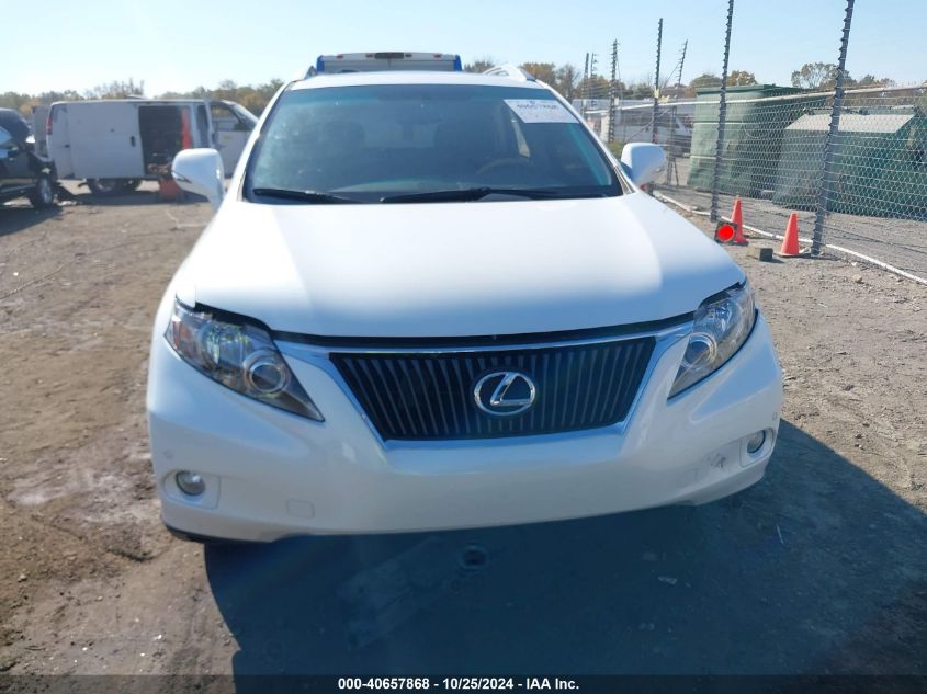 2011 Lexus Rx 350 VIN: 2T2BK1BA0BC099728 Lot: 40657868