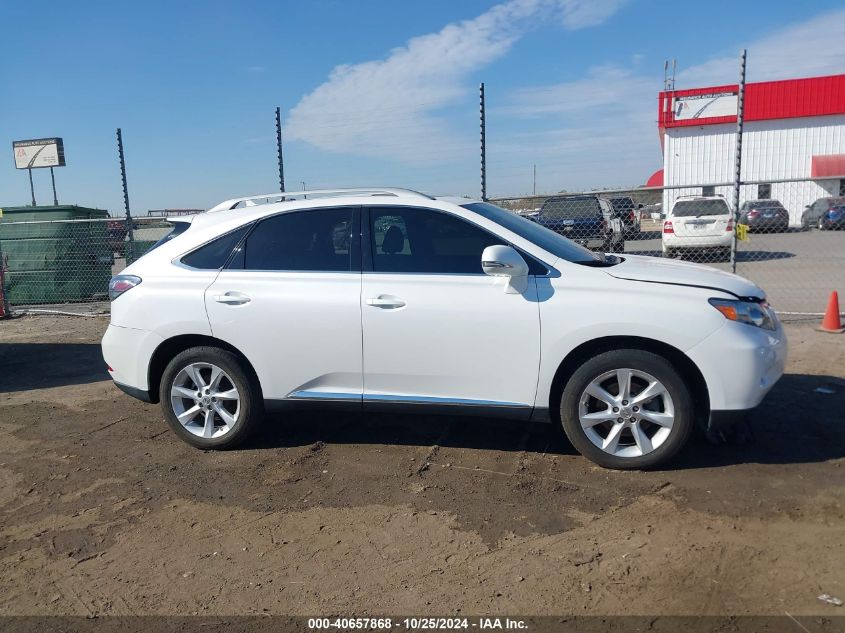 2011 Lexus Rx 350 VIN: 2T2BK1BA0BC099728 Lot: 40657868