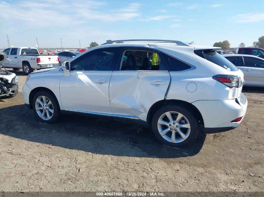 2011 Lexus Rx 350 VIN: 2T2BK1BA0BC099728 Lot: 40657868