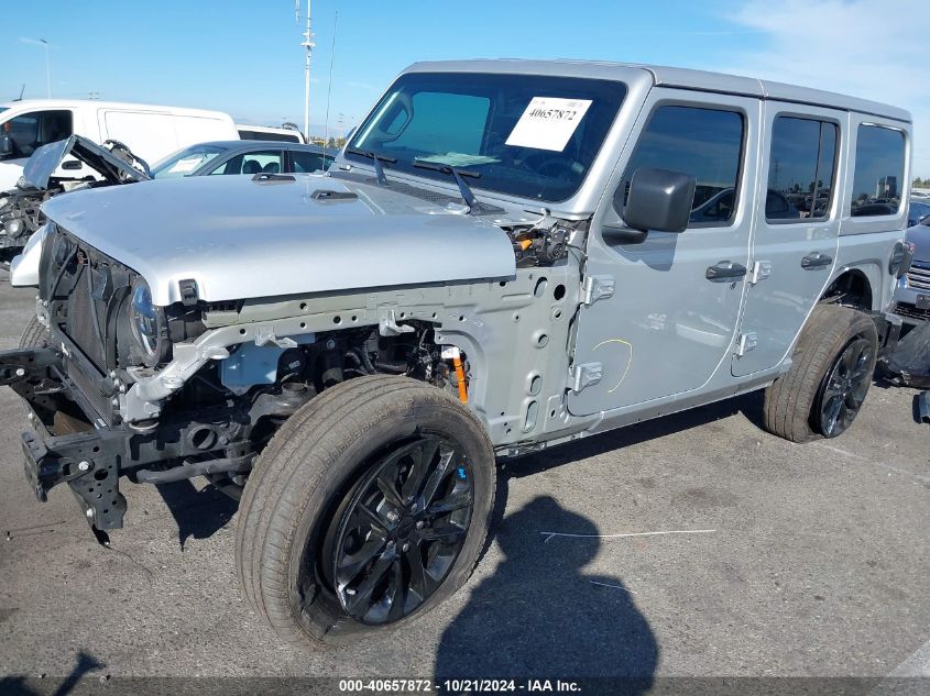 2023 Jeep Wrangler 4Xe Sahara 4X4 VIN: 1C4JJXP63PW514081 Lot: 40657872