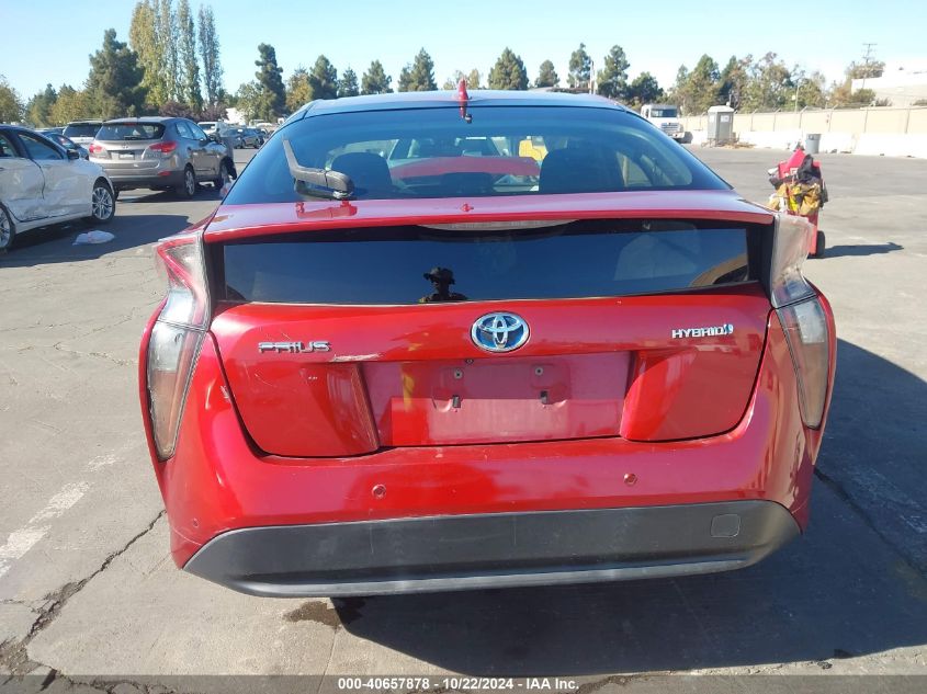 2017 Toyota Prius Three VIN: JTDKARFUXH3537781 Lot: 40657878