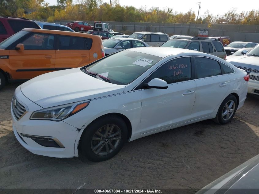 2015 Hyundai Sonata Se VIN: 5NPE24AF2FH022930 Lot: 40657884