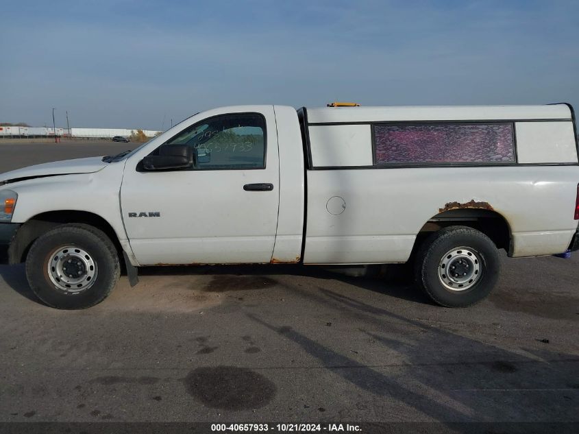 2008 Dodge Ram 1500 St/Sxt VIN: 1D7HU16N88J182056 Lot: 40657933