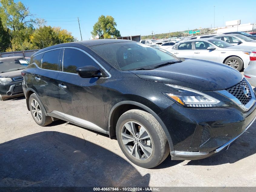 2021 Nissan Murano S Fwd VIN: 5N1AZ2AJ9MC104404 Lot: 40657946