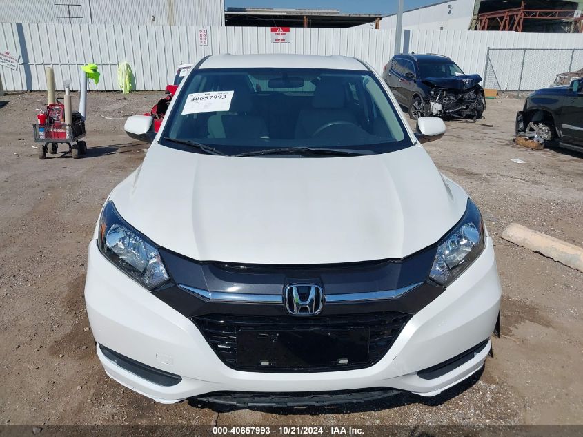 2016 Honda Hr-V Lx VIN: 3CZRU6H3XGM768180 Lot: 40657993