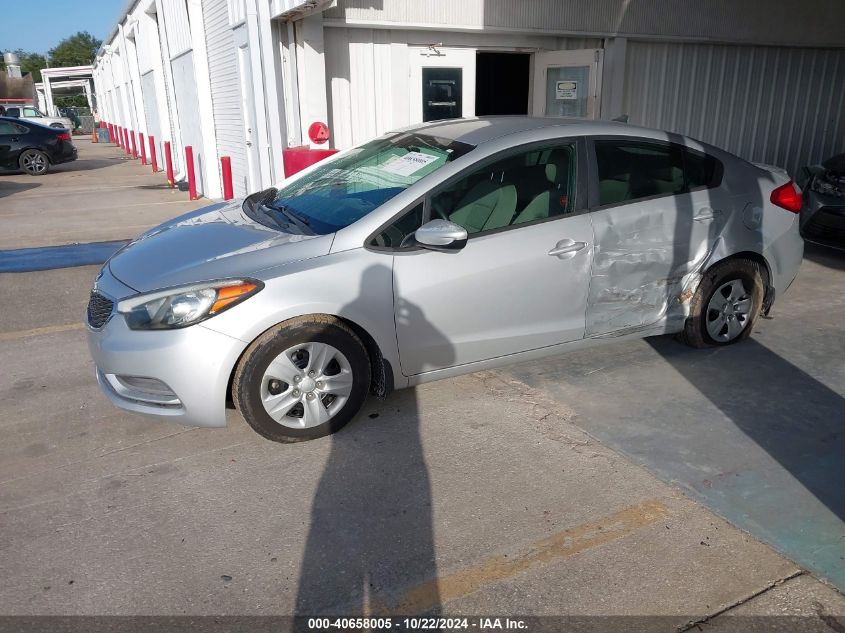 2015 Kia Forte Lx VIN: KNAFK4A63F5408774 Lot: 40658005