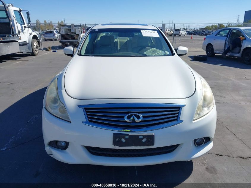 2011 Infiniti G37 Journey VIN: JN1CV6APXBM302097 Lot: 40658030