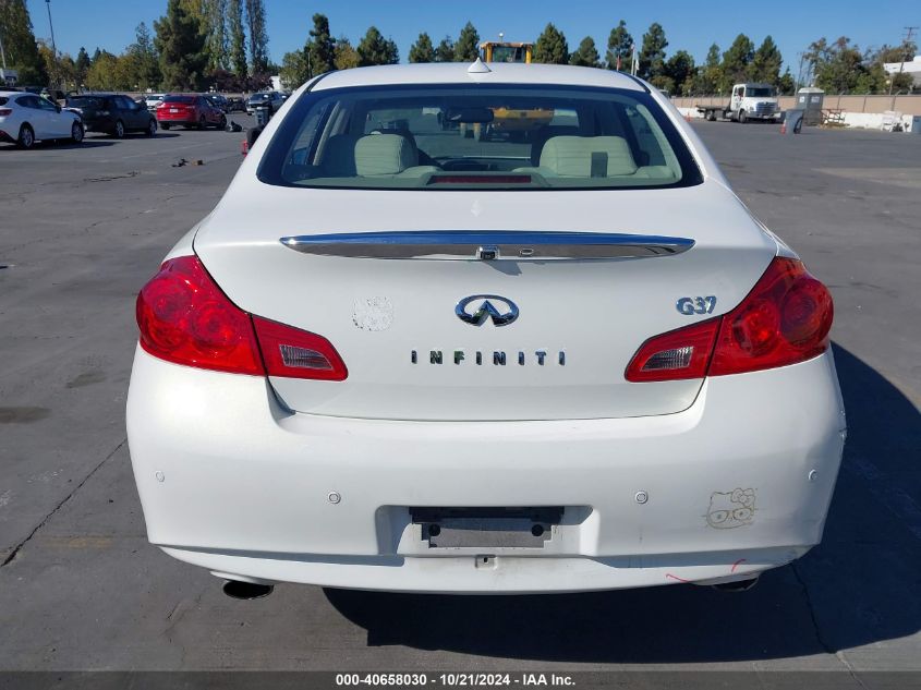 2011 Infiniti G37 Journey VIN: JN1CV6APXBM302097 Lot: 40658030