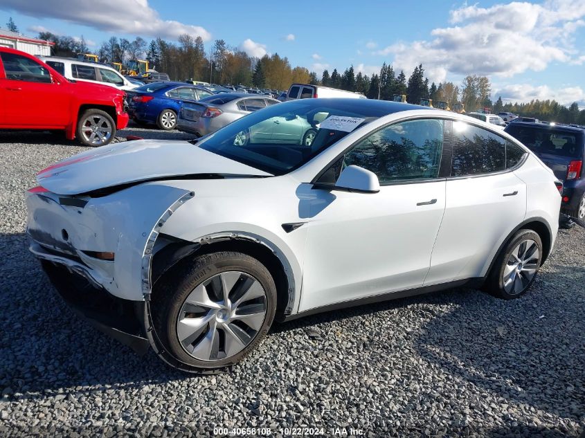 2021 Tesla Model Y Long Range Dual Motor All-Wheel Drive VIN: 5YJYGDEE2MF271868 Lot: 40658108