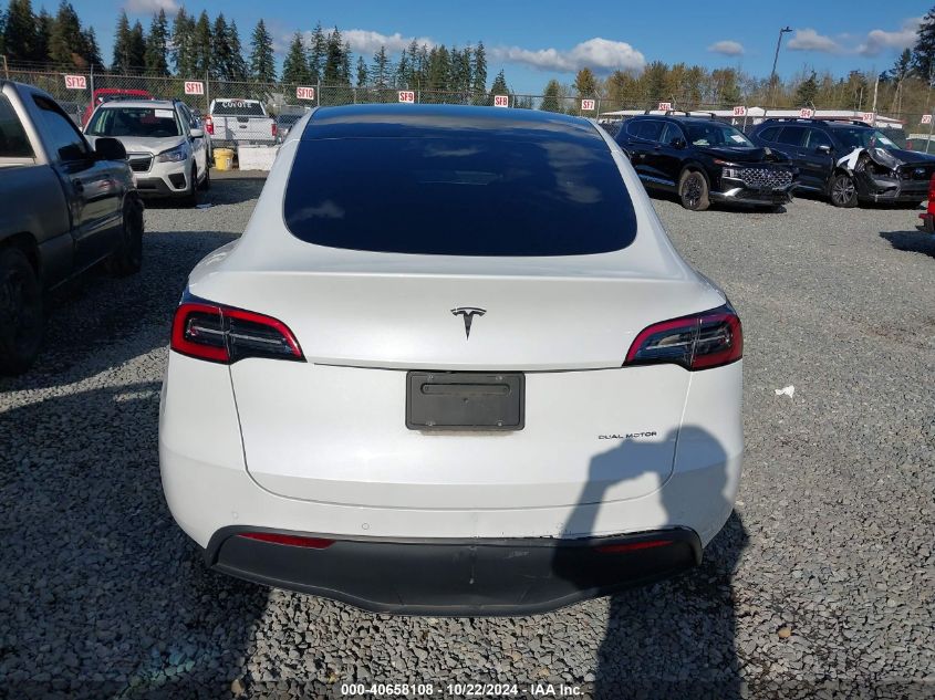 2021 Tesla Model Y Long Range Dual Motor All-Wheel Drive VIN: 5YJYGDEE2MF271868 Lot: 40658108