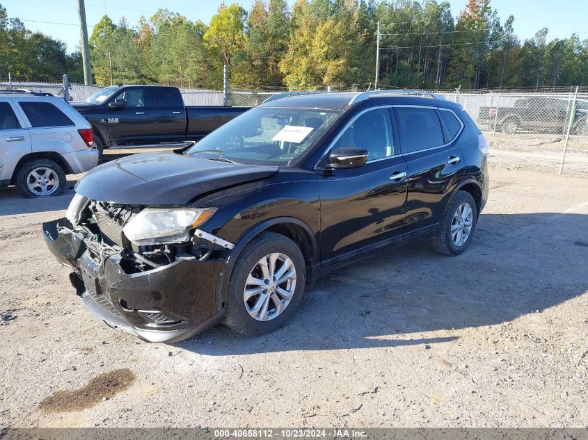 VIN 5N1AT2MTXEC867158 2014 Nissan Rogue, SV no.2