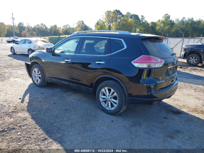 VIN 5N1AT2MTXEC867158 2014 Nissan Rogue, SV no.3