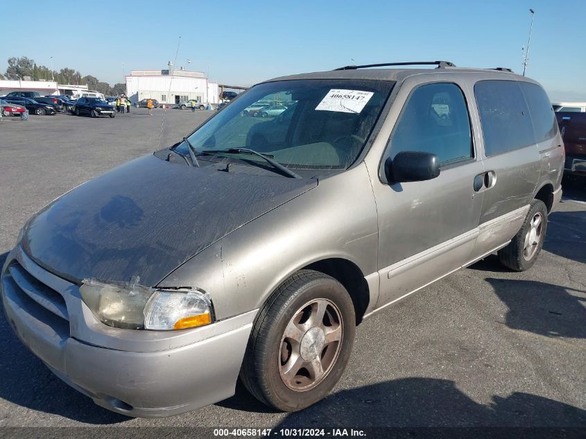 2001 Nissan Quest Gxe VIN: 4N2ZN15T71D825638 Lot: 40658147