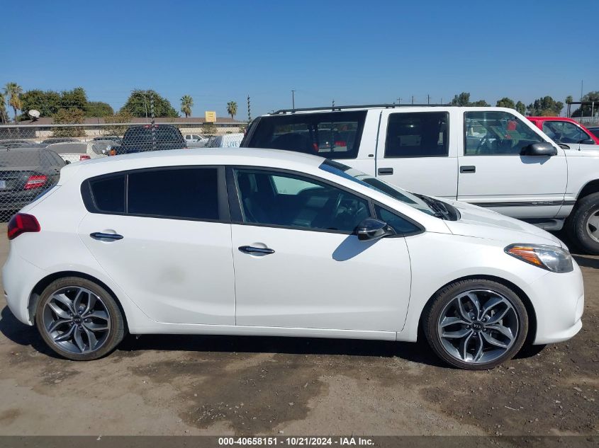 2016 Kia Forte Sx VIN: KNAFZ5A32G5501052 Lot: 40658151