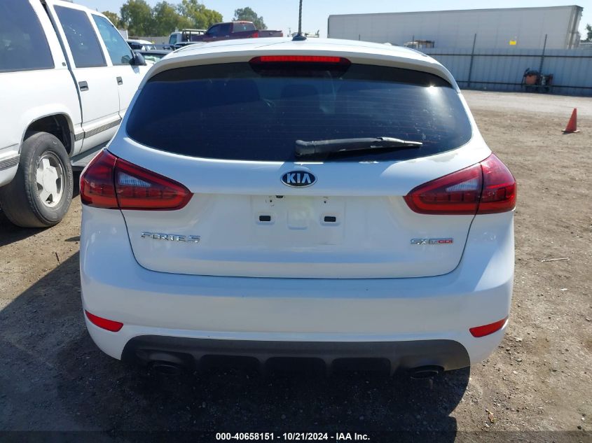 2016 Kia Forte Sx VIN: KNAFZ5A32G5501052 Lot: 40658151