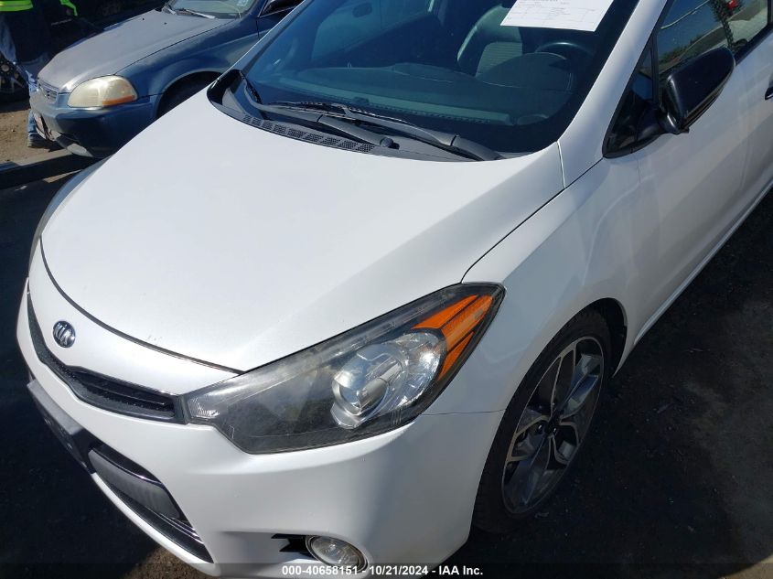 2016 Kia Forte Sx VIN: KNAFZ5A32G5501052 Lot: 40658151